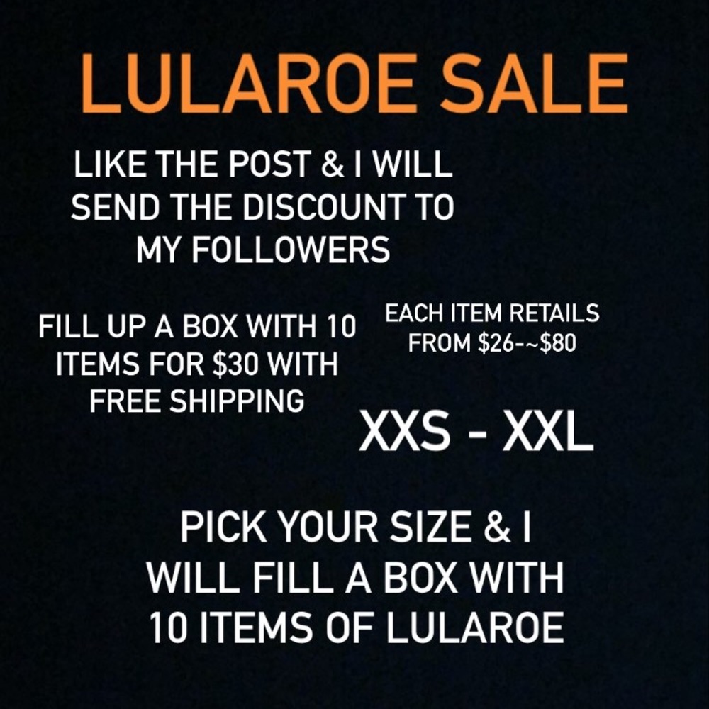Lularoe surprise box!